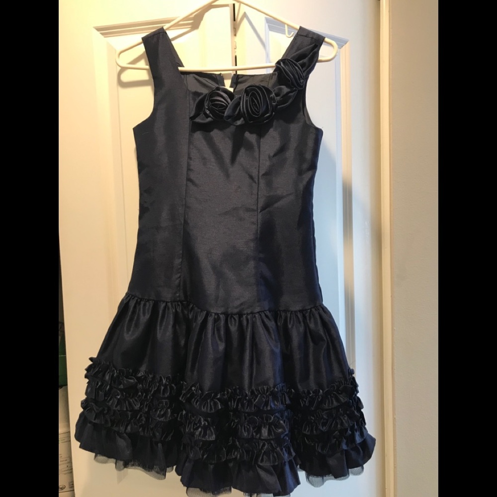 Girls navy sz 10 dress